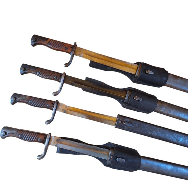 Niemiecki bagnet „liść” wz. 98/05 (Seitengewehr 98/05): geneza, odmiany, detale i ciekawostki