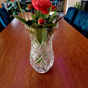 wazon na kwiaty kryształowy