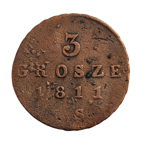 3 grosze 1811 r. Księstwo Warszawskie