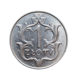 1złoty 1929 rok obiegowa