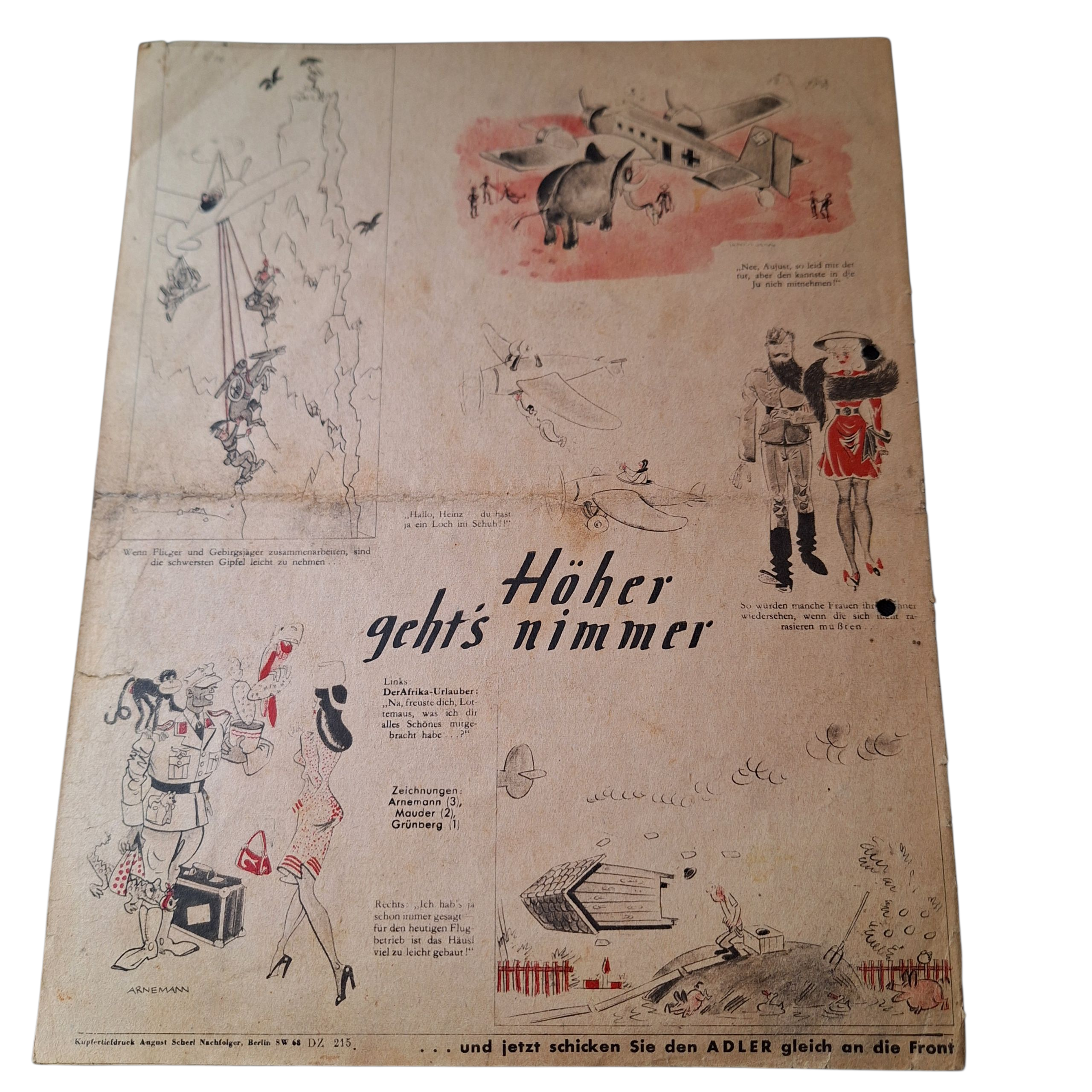 Niemiecka gazeta propagandowa Der Adler