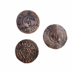 zestaw szelągów Gustaw Adolf Krystyna Waza