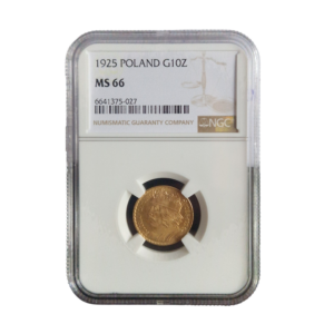 10 złotych Bolesław Chrobry NGC MS 66 wysoka nota sklep Gryf