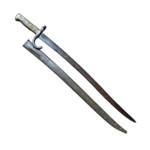 Bagnet Francuski Chassepot wz 1866 Zniemczony