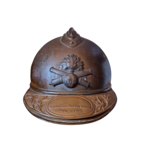 Bardzo ciekawy hełm weterana armii Francuskiej