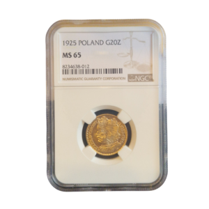 Złota moneta Bolesław Chrobry