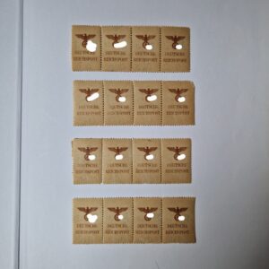 bloczek 4  znaczków III rzesza