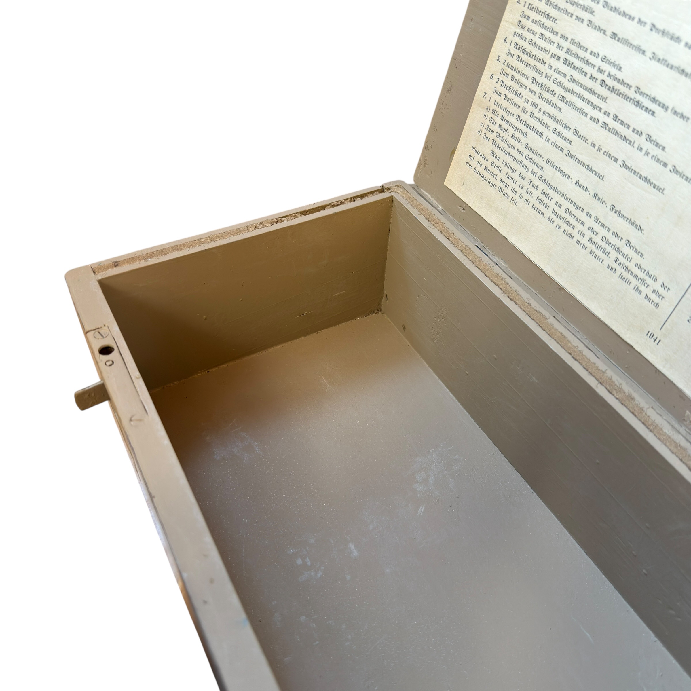 Skrzynka Verbandskasten DREWNIANA RZADKA