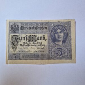 5 marek Niemieckich 1917