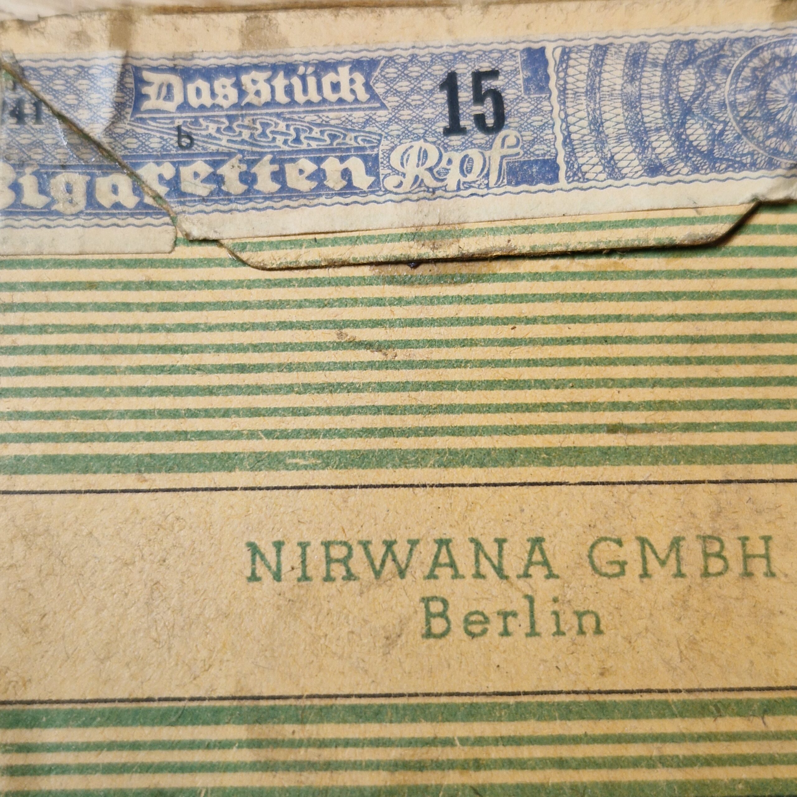 Paczka papierosów III rzesza Sondra Nirwana GMBH Berlin