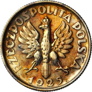 1 złoty żniwiarka 1925