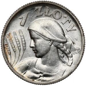 1 złotych żniwiarka II RP