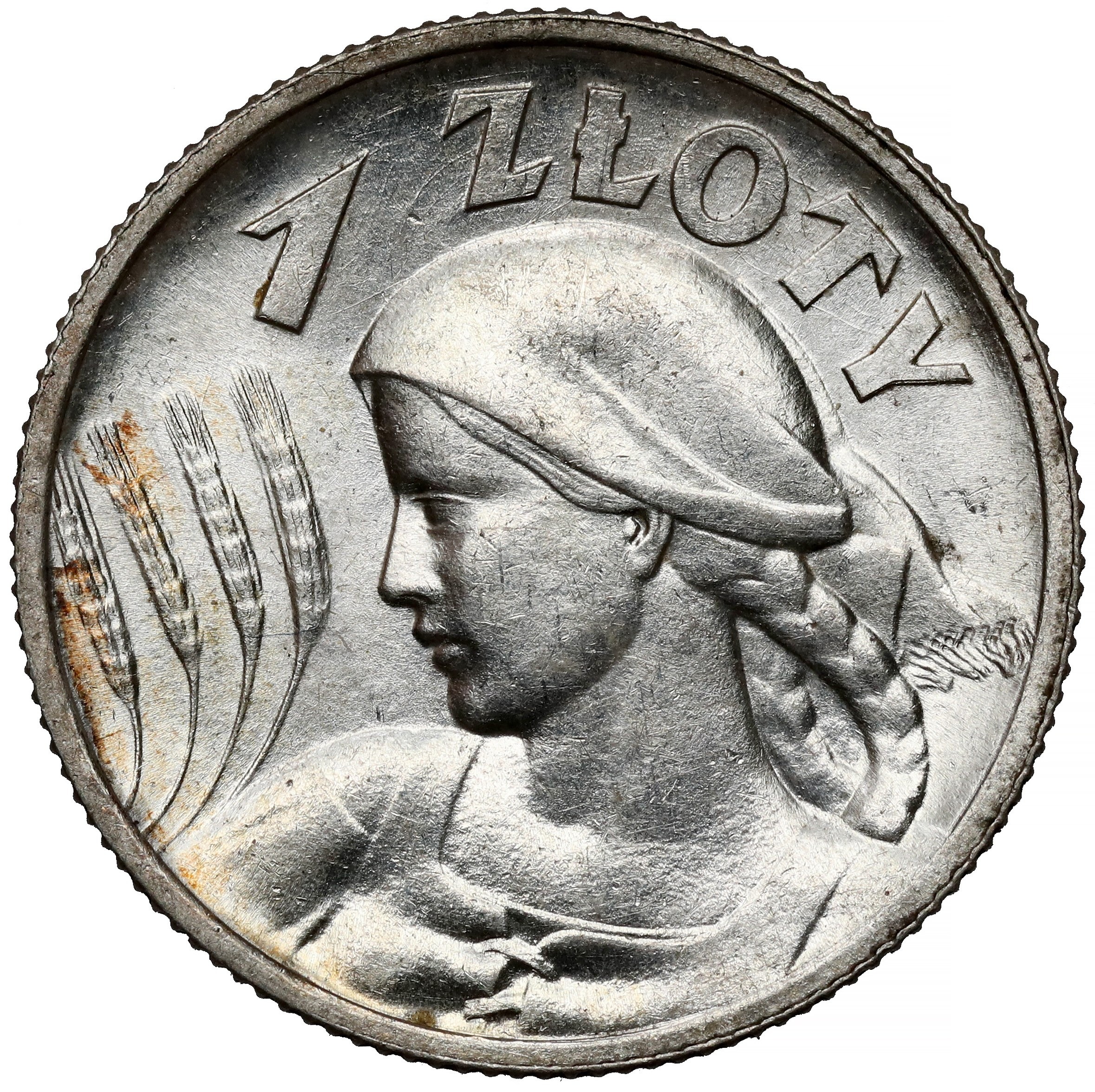 1 złotych żniwiarka II RP