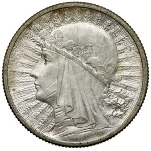 2 złote 1933 głowa kobiety