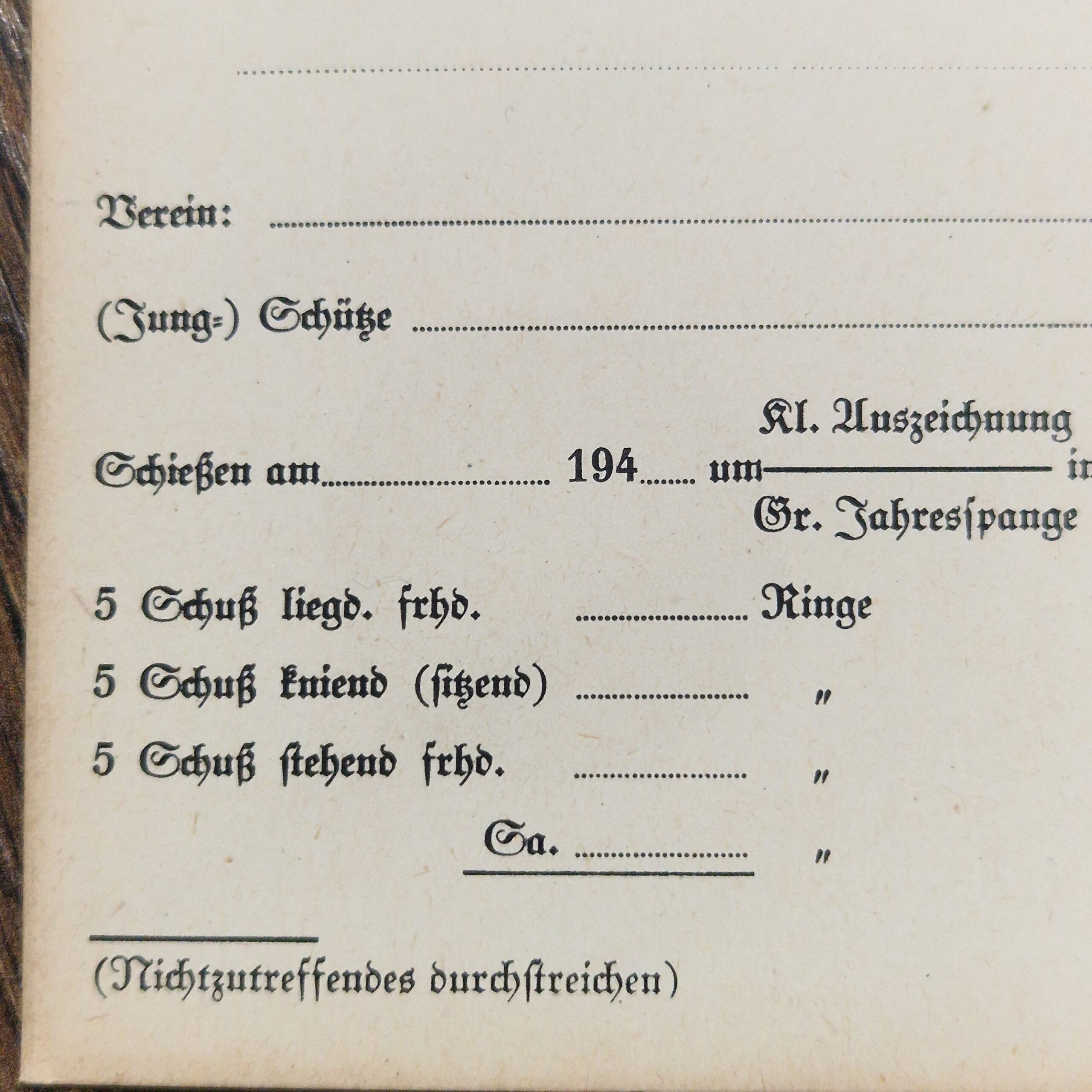 Niemiecka tarcza strzelecka III Rzesza