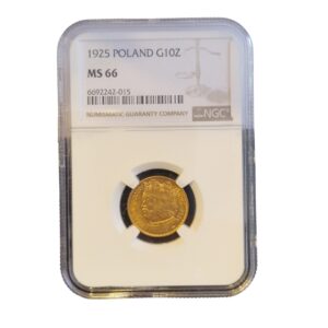 10 złotych Bolesław Chrobry 1925 NGC MS 66