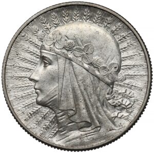 5 złotych głowa kobiety
