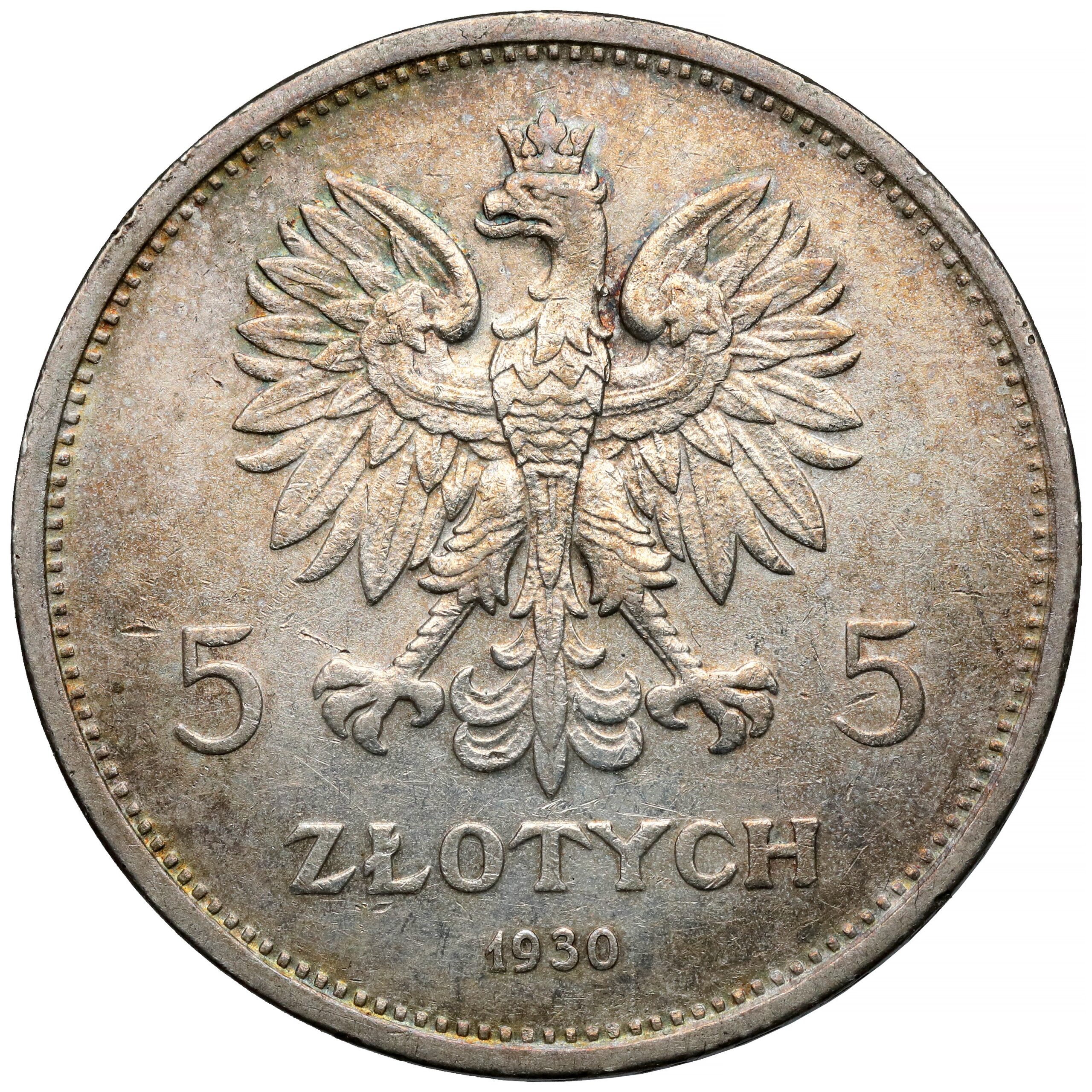 5 złotych sztandar 1930