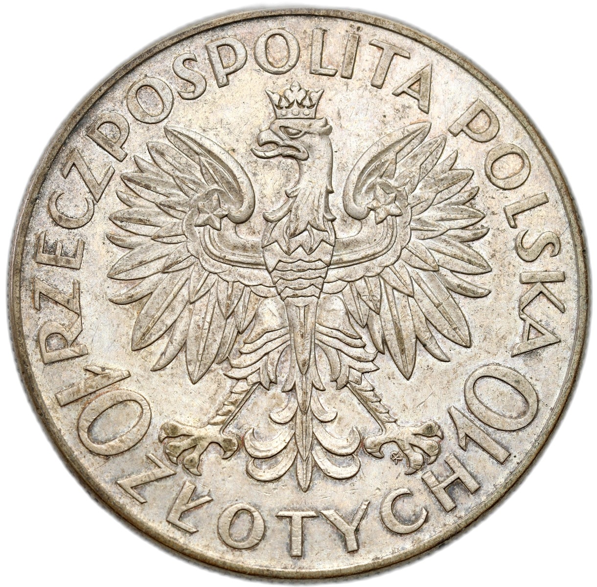 10 złotych 1933 Sobieski ŁADNY