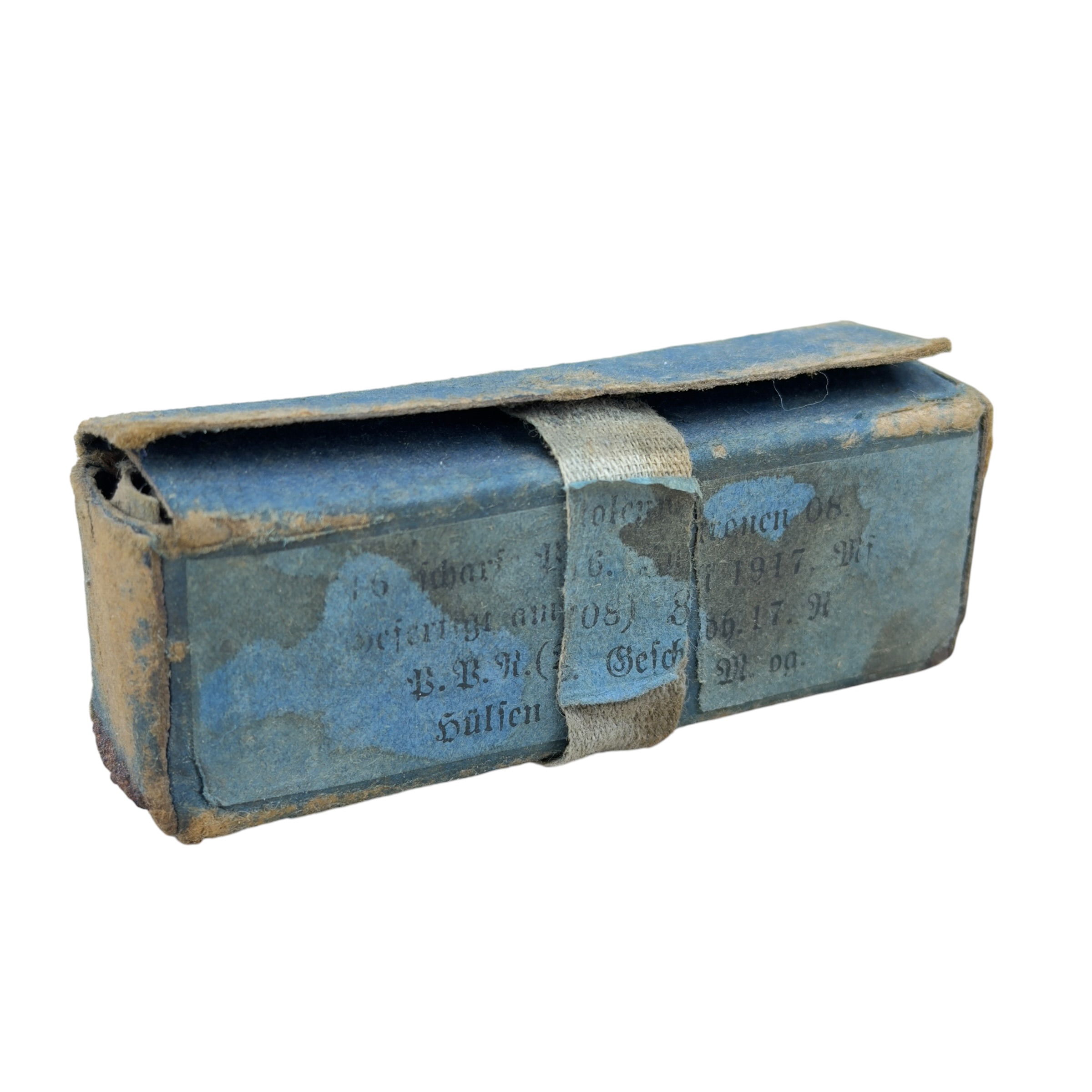 Zestaw 16 nabojów DEKO 9mm z pudełkiem 1917 rok