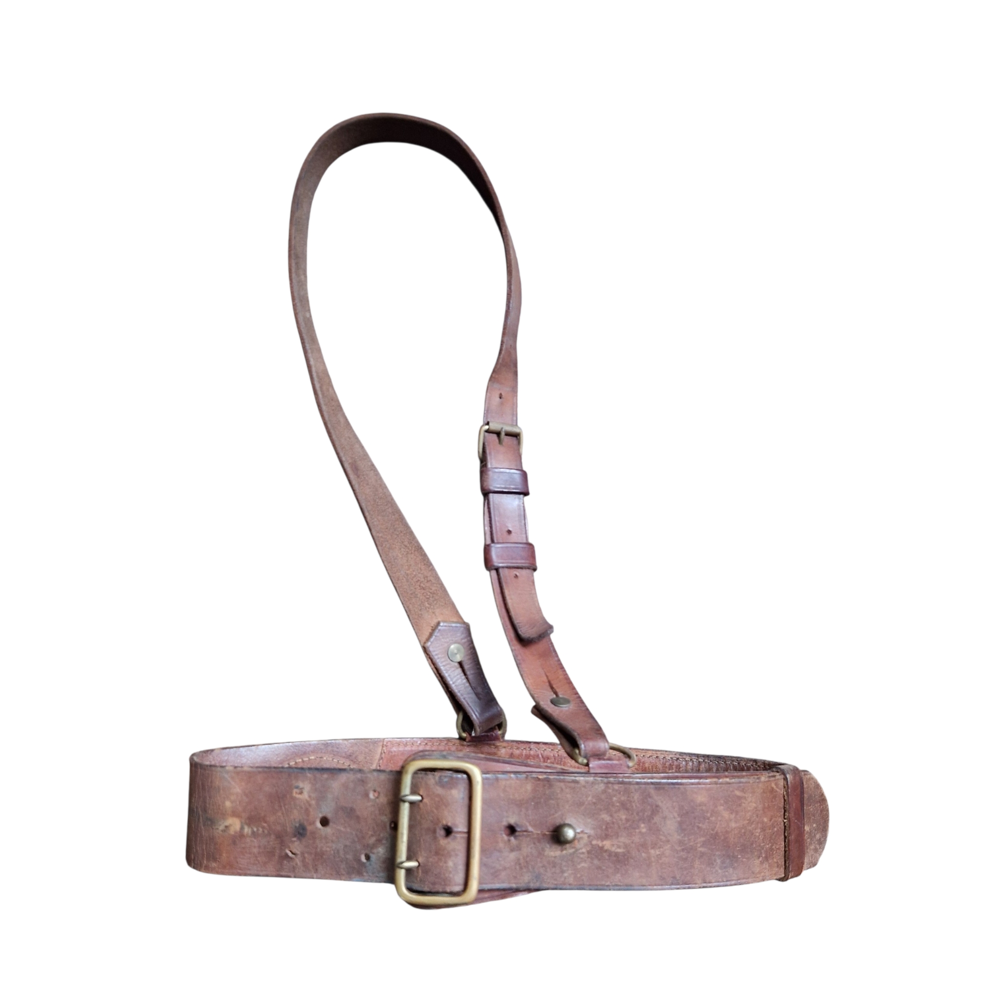 Brytyjski pas Oficerski SAM BROWNE BELT