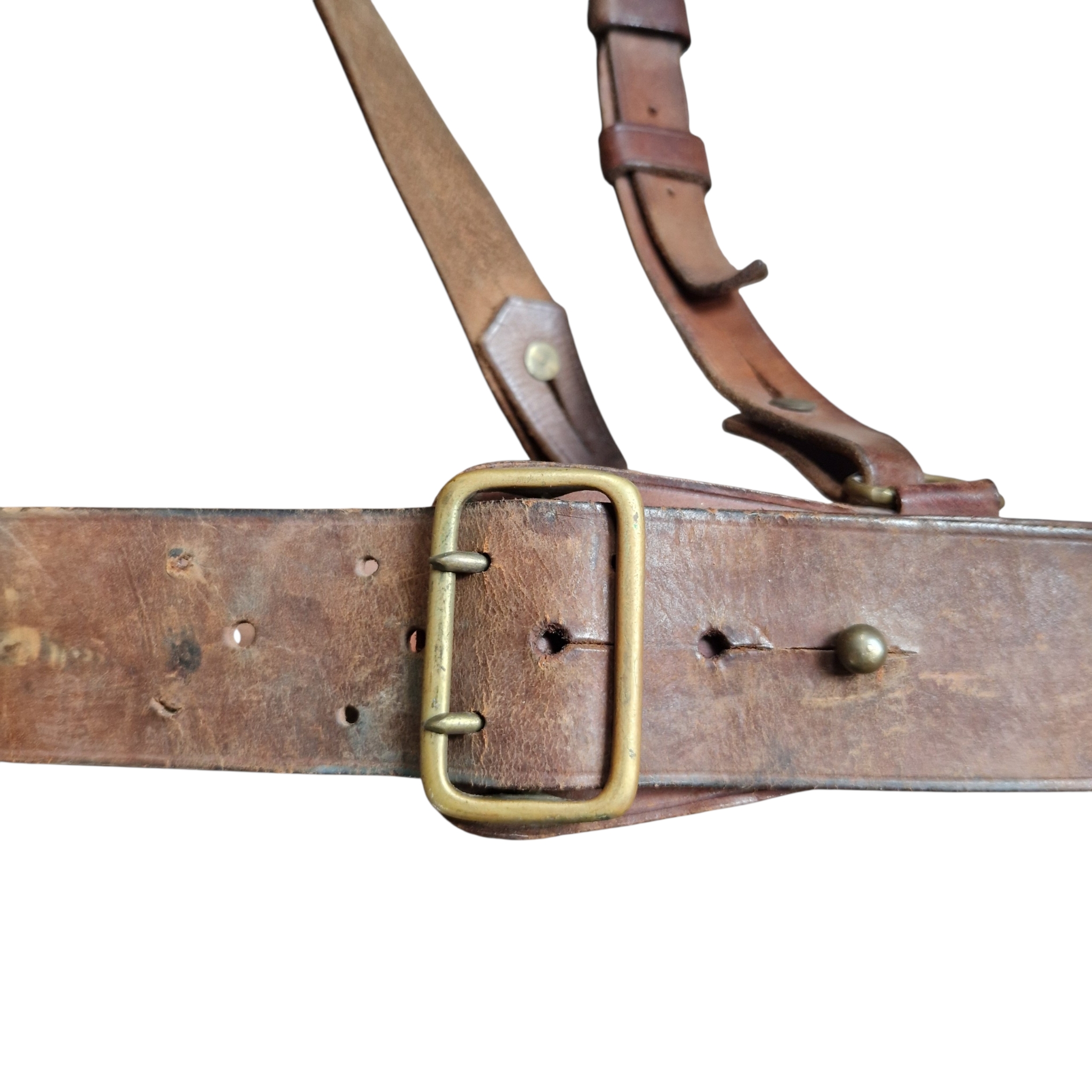 Brytyjski pas Oficerski SAM BROWNE BELT