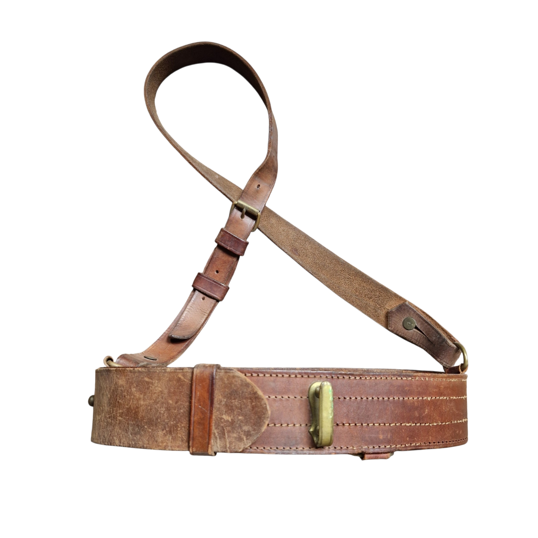 Brytyjski pas Oficerski SAM BROWNE BELT
