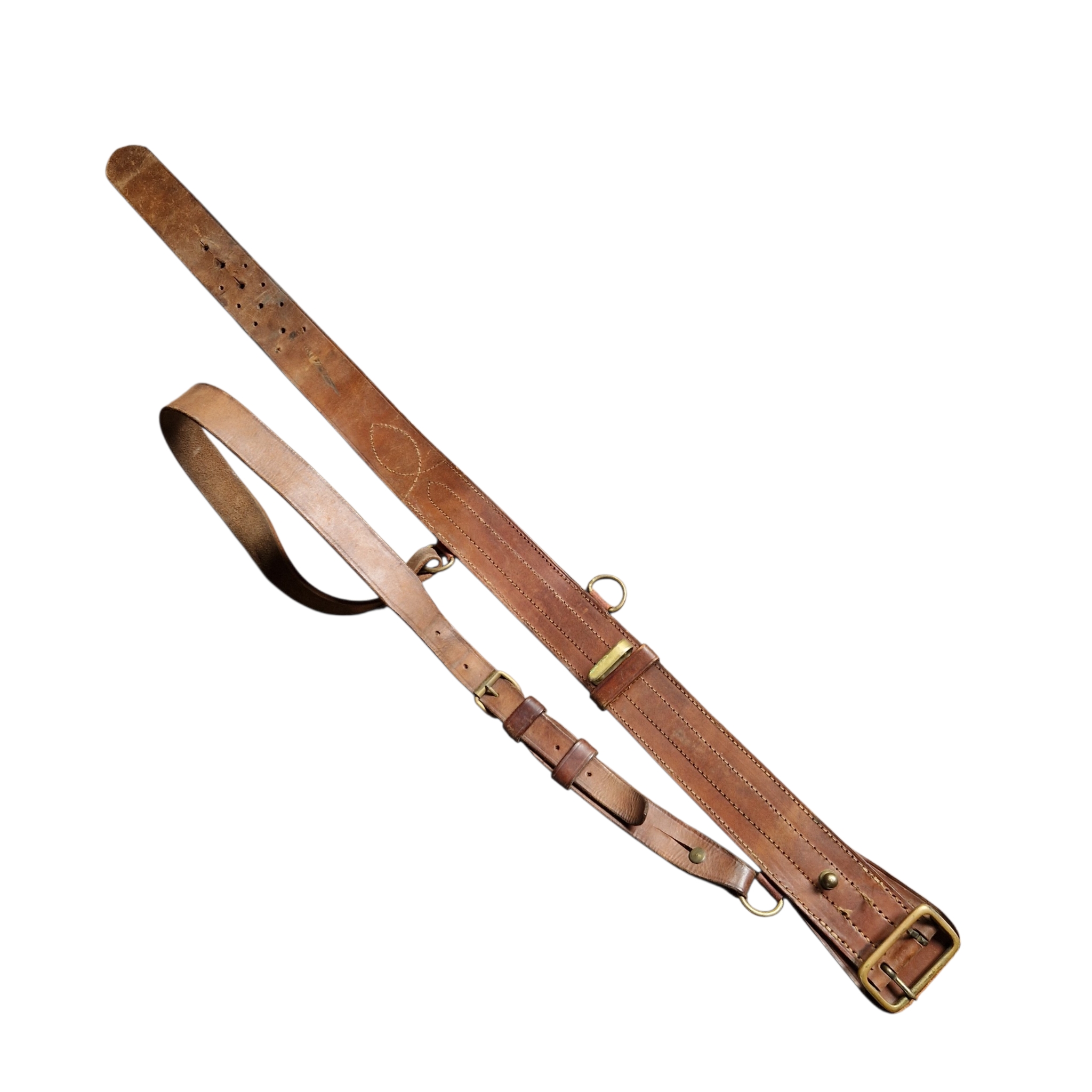 Brytyjski pas Oficerski SAM BROWNE BELT
