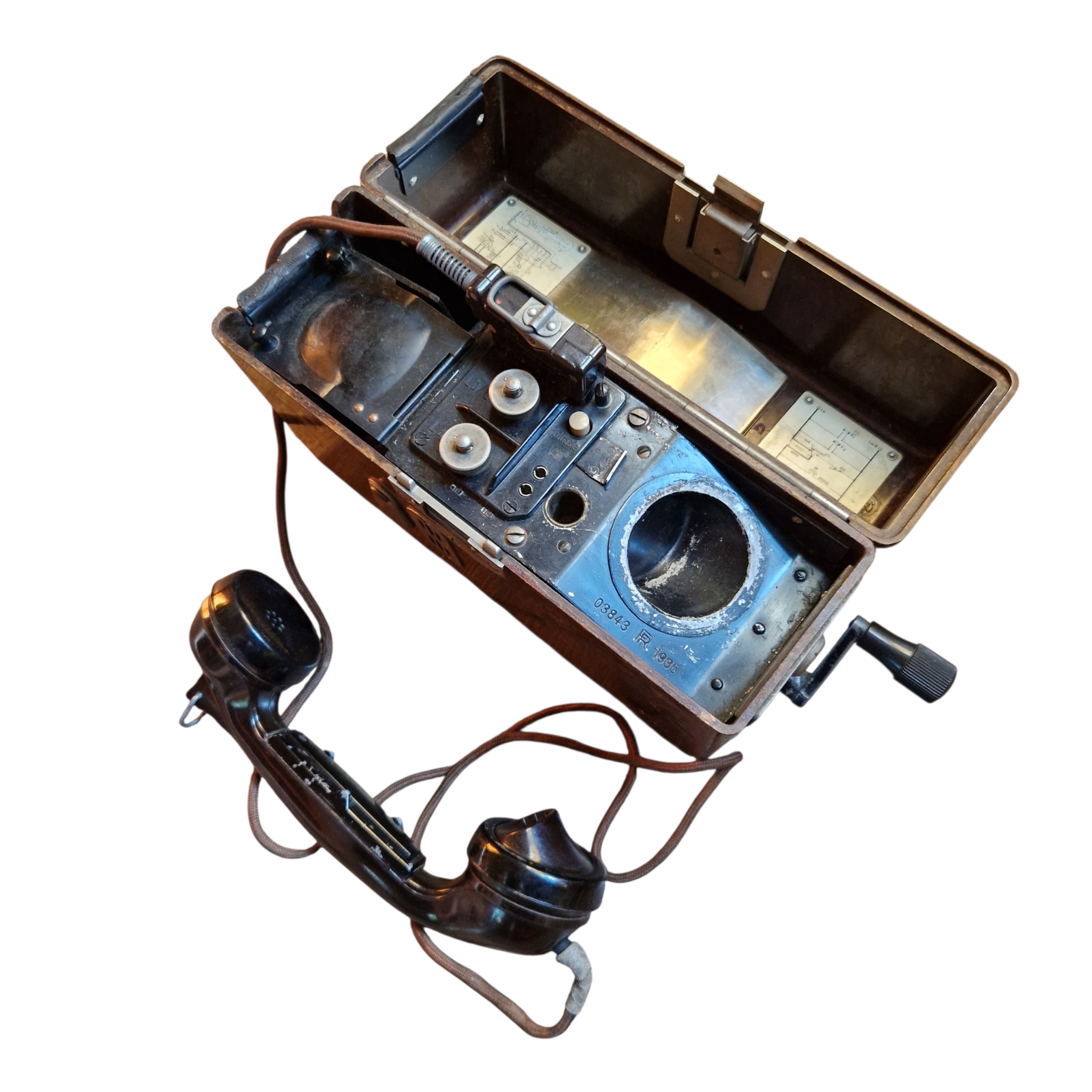 Niemiecki telefon polowy FF33 1935