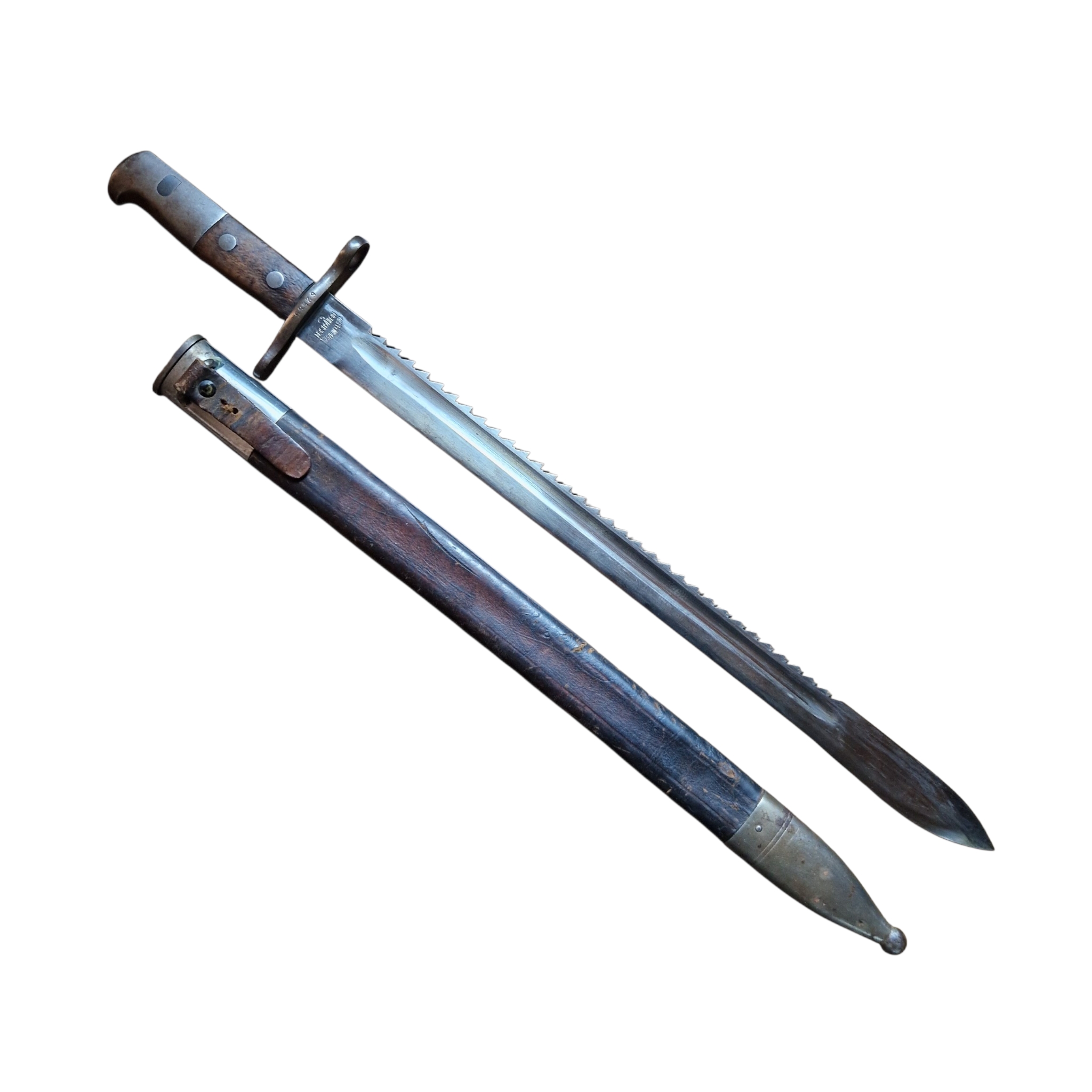Szwajcarski bagnet M 1914 LONG Z PIŁĄ