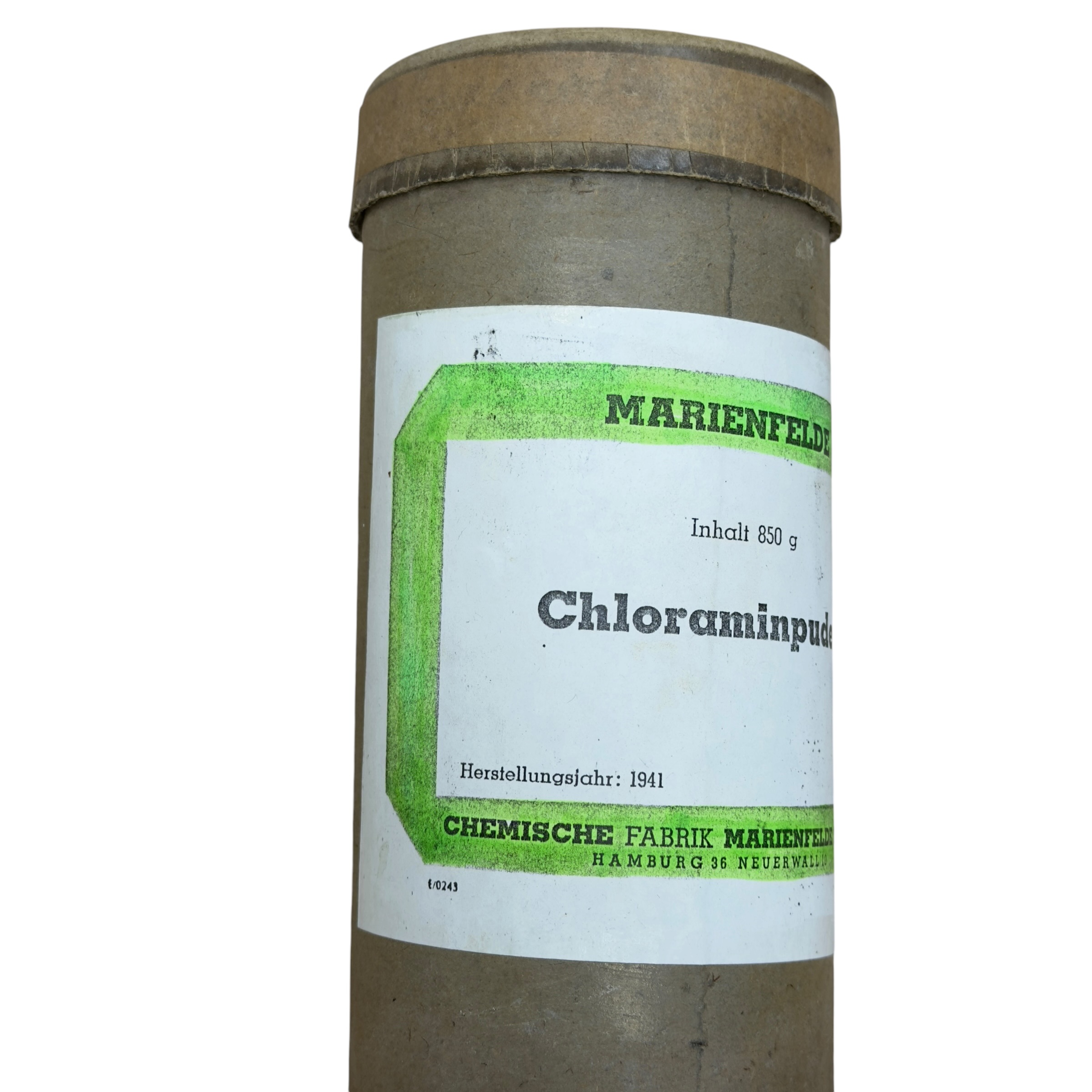 Pudełko na proszek chloraminy 1941 III Rzesza