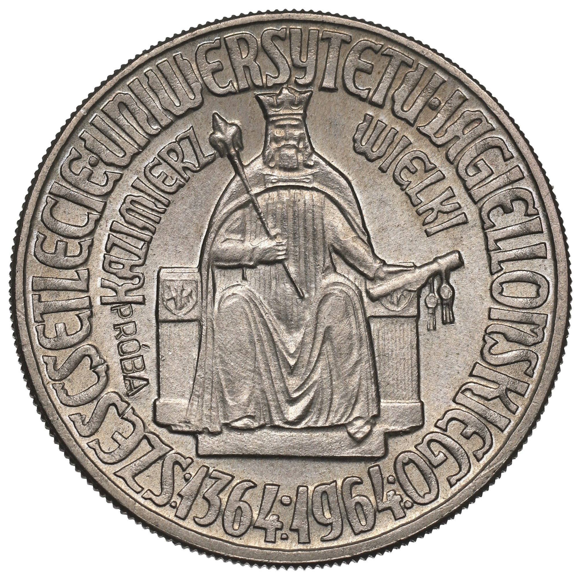 10 złotych 1964 Kazimierz III Wielki PRÓBA