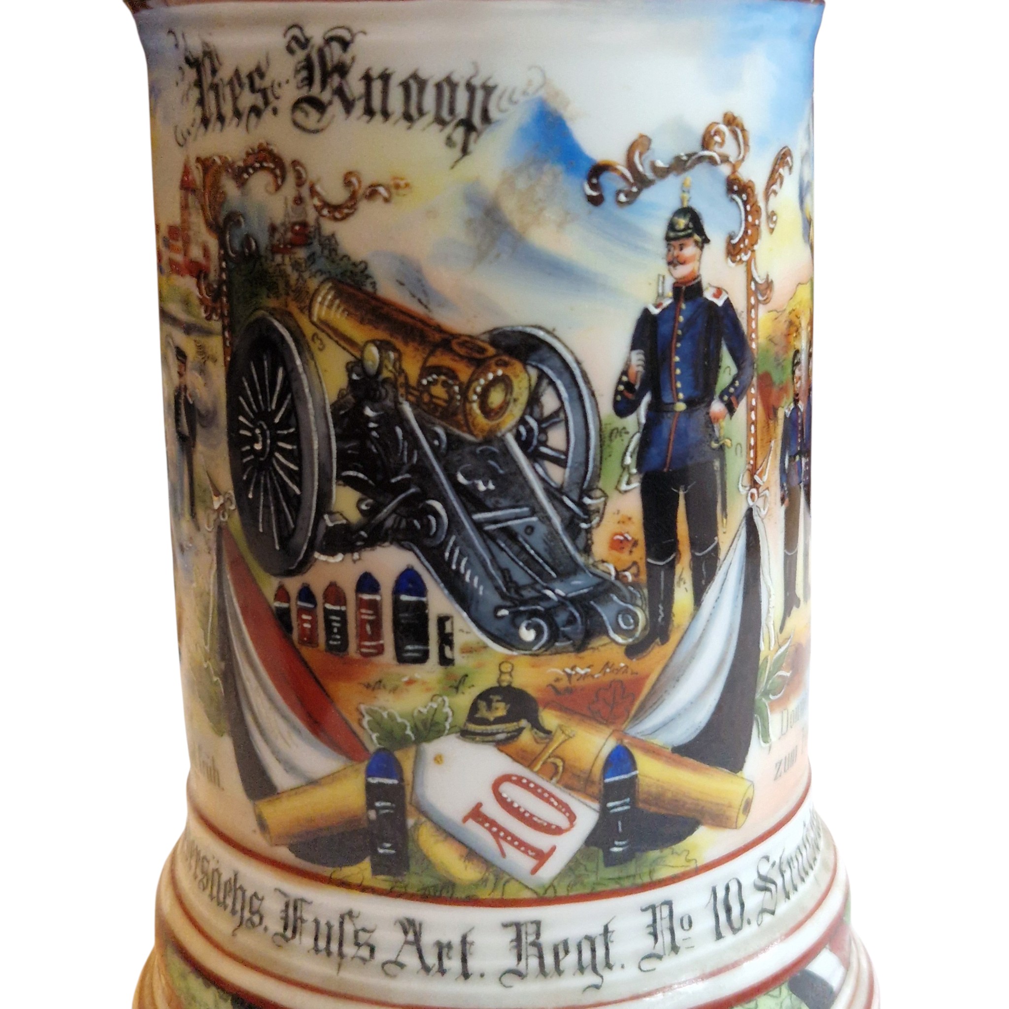 Ceramiczny kufel rezerwisty USZKODZONY