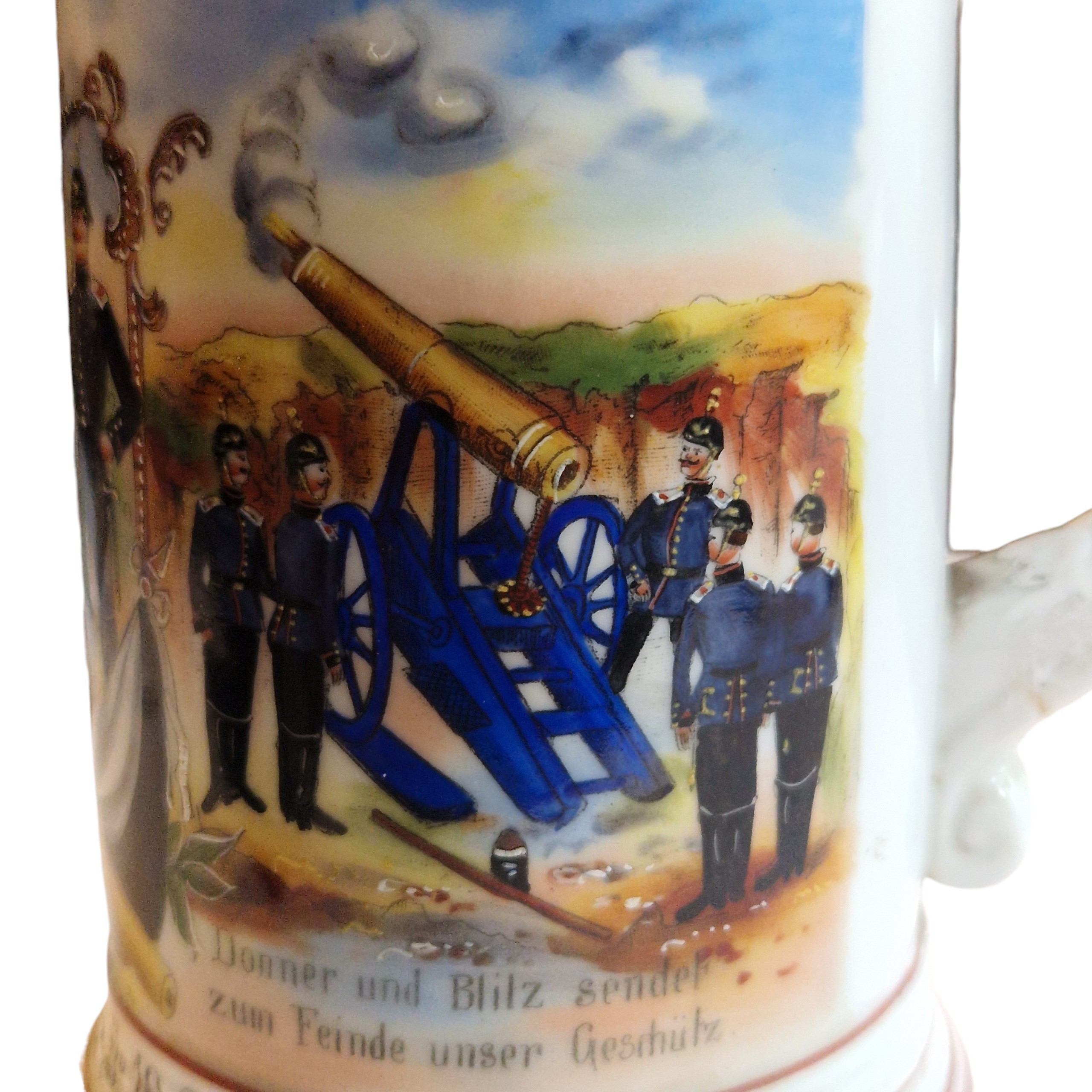 Ceramiczny kufel rezerwisty USZKODZONY