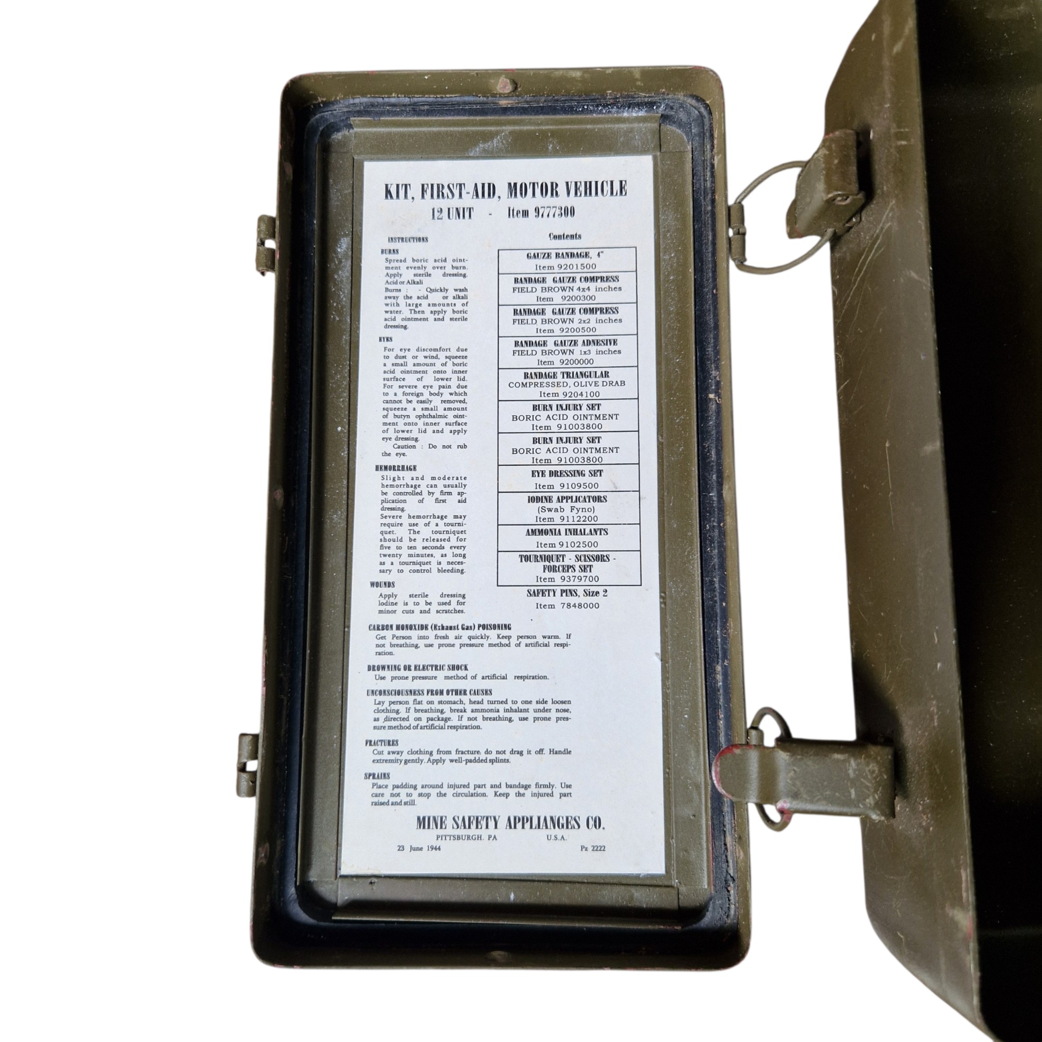Apteczka polowa US Army JEEP WILLYS
