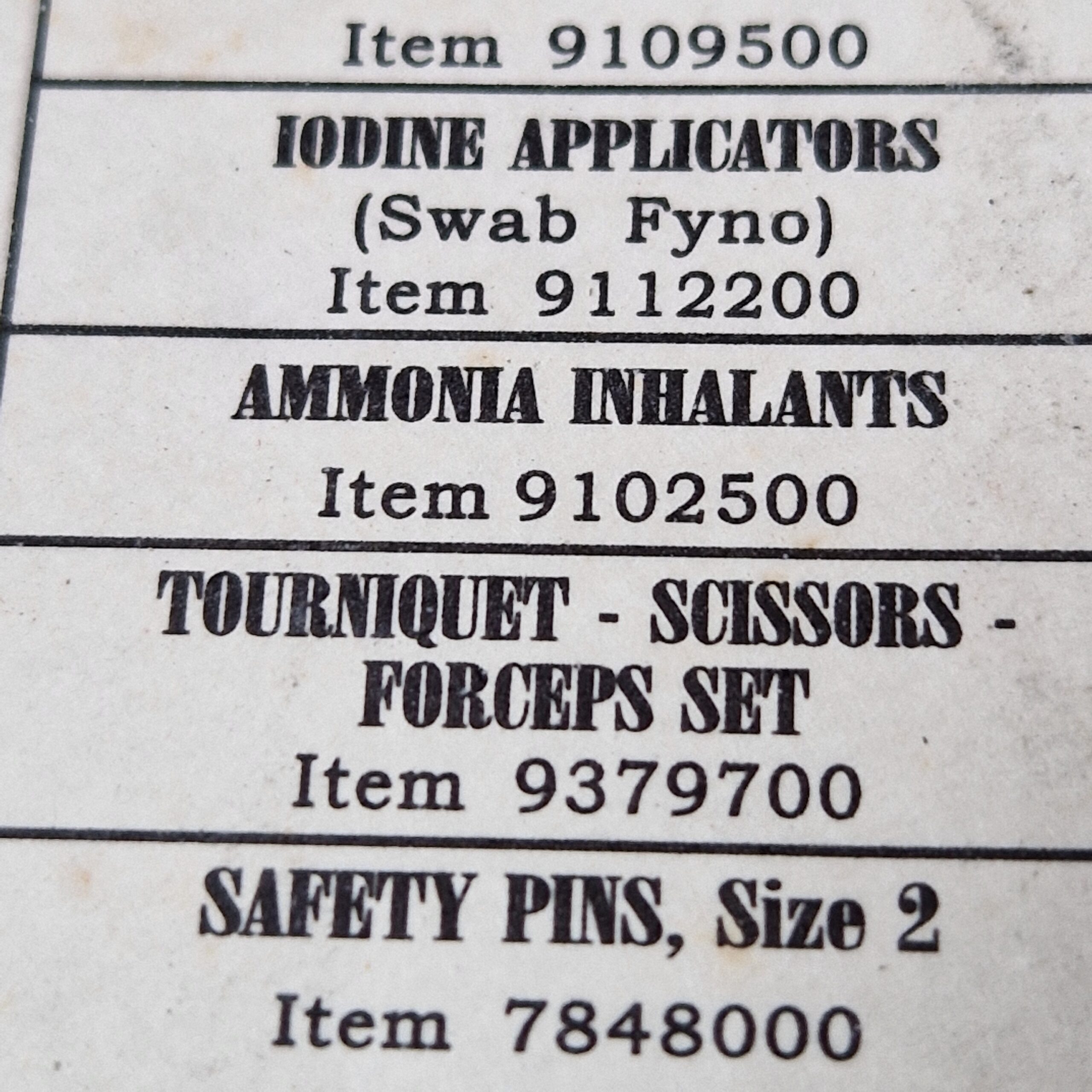 Apteczka polowa US Army JEEP WILLYS