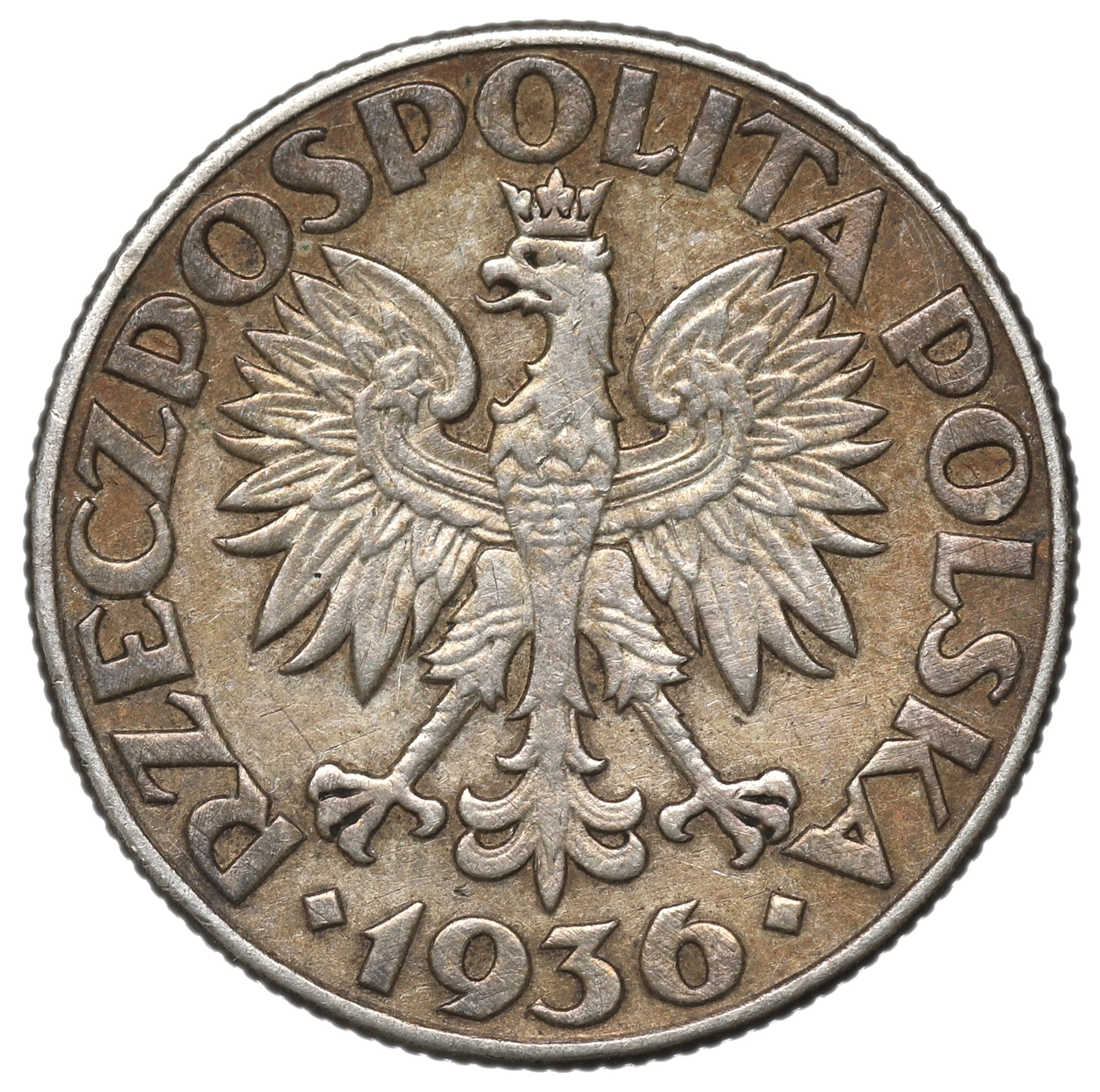 2 złote 1936 Żaglowiec