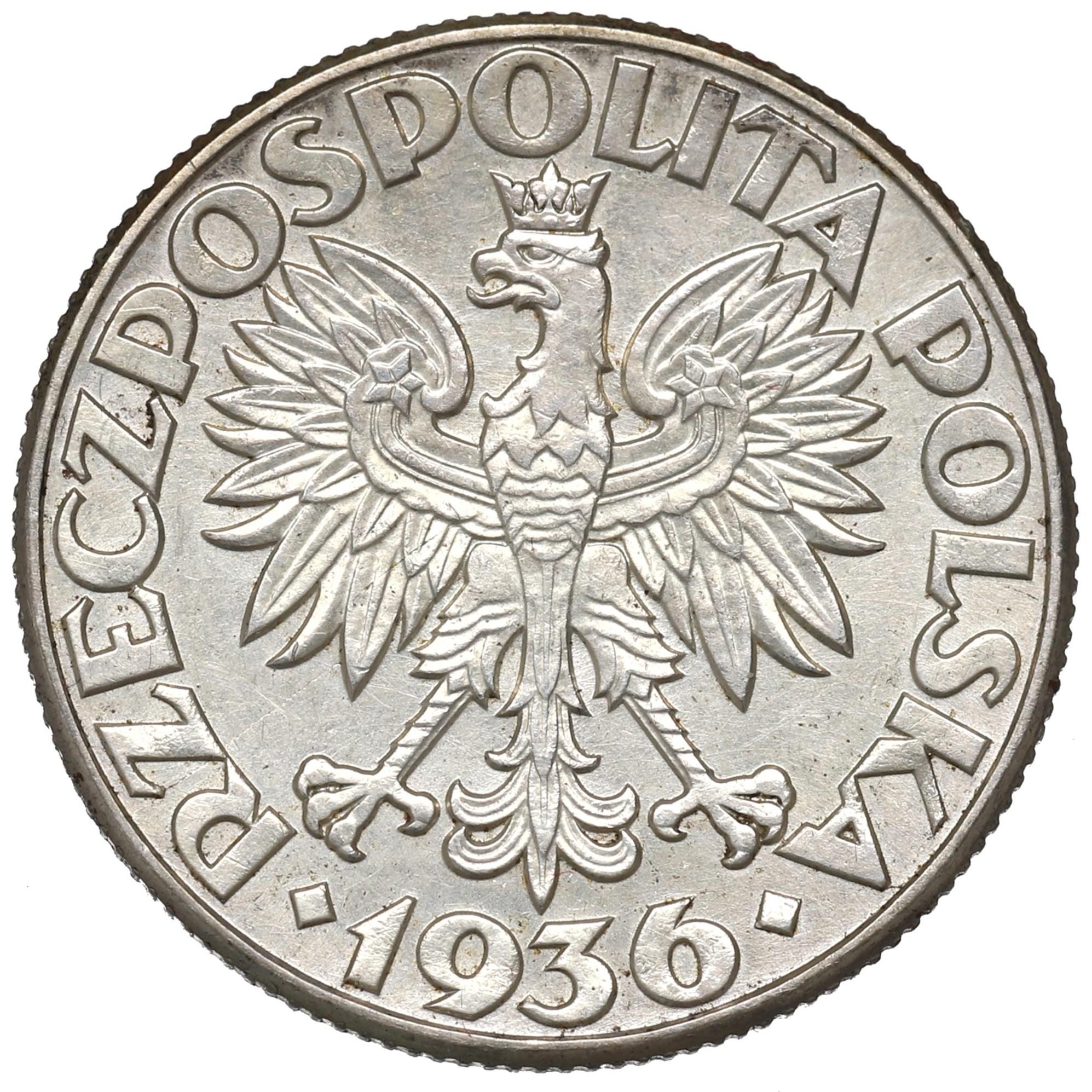 2 złote 1936 Żaglowiec