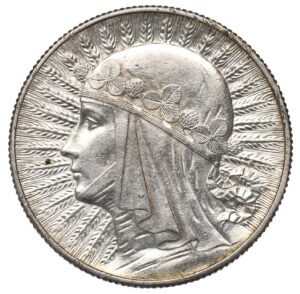 5 złotych 1932 BZM Głowa Kobiety