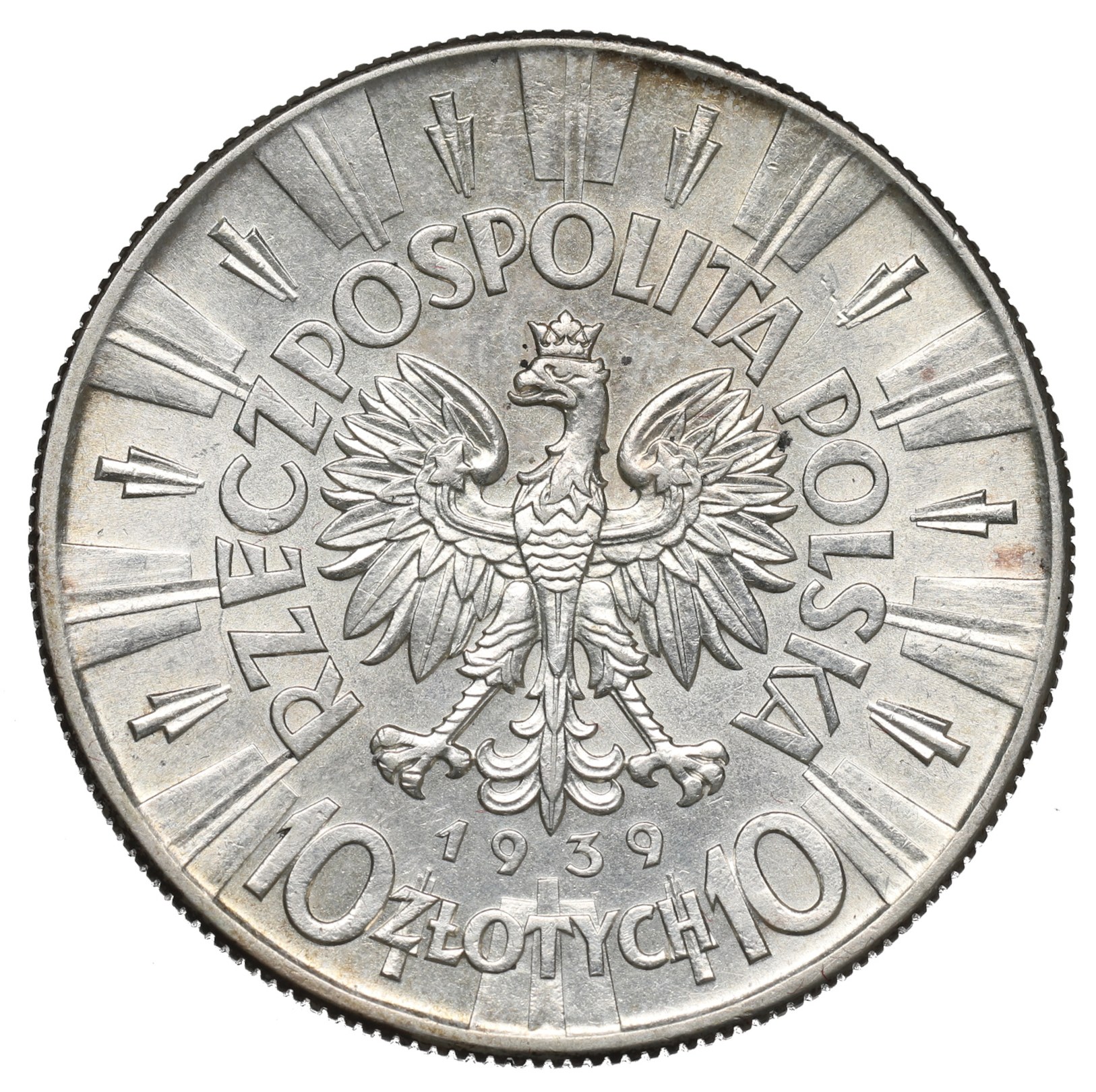 10 złotych 1939 Piłsudski