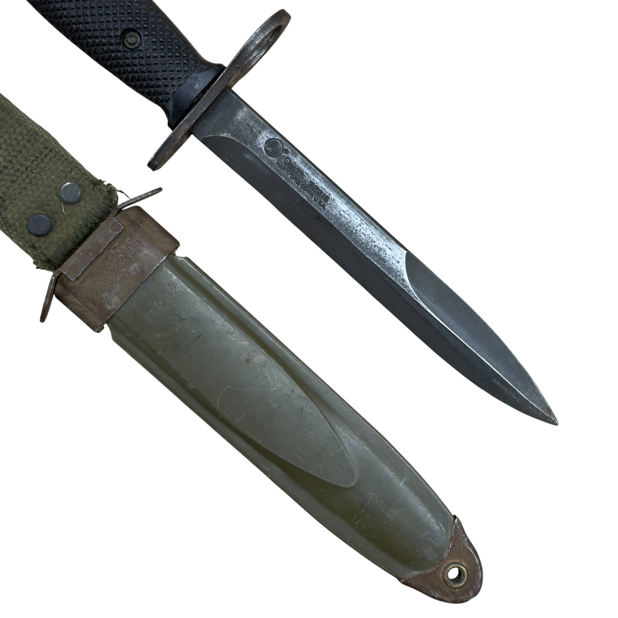 Bagnet M7 US ARMY z pochwą M8A1 COLT