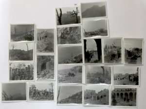 Zestaw 21 sztuk fotografii z walk o Monte Cassino